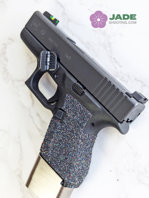 Black Steel Folding Thumb Rest - Slide Lock Take Down Lever for Glock 43 / 43 X / 48 Black Steel Folding Thumb Rest - Slide Lock Take Down Lever for Glock 43 / 43 X / 48