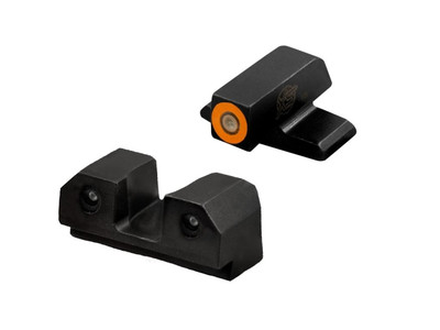 XS Sights R3D Tritium Night Sights for Springfield Hellcat OSP - Orange Front XS Sights R3D Tritium Night Sights for Springfield Hellcat OSP - Orange Front
