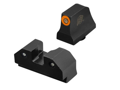 XS Sights R3D Suppressor Height Tritium Night Sights for Glock 42, 43, 43X & 48 - Orange Front XS Sights R3D Suppressor Height Tritium Night Sights for Glock 42, 43, 43X & 48 - Orange Front