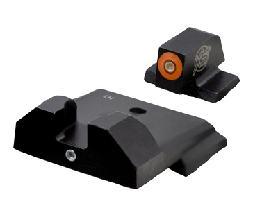XS Sights F8 Tritium Night Sights for Smith & Wesson M&P & M2.0 - Full Size & Compact - Orange Front XS Sights F8 Tritium Night Sights for Smith & Wesson M&P & M2.0 - Full Size & Compact - Orange Front