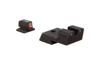 Trijicon HD Night Sights for 1911 Novak Style Low Mount Dovetail Cut - Orange Front Trijicon HD Night Sights for 1911 Novak Style Low Mount Dovetail Cut - Orange Front