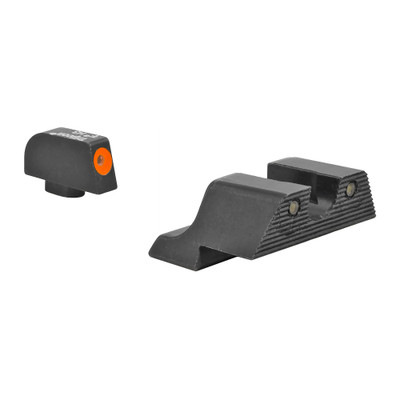 Trijicon HD XR Night Sights for Glock Standard Frames - Orange Front  17, 17L, 19, 22, 23, 24, 25, 26, 27, 28, 31, 32, 33, 34, 35, 37, 38, 39, and 45 Trijicon HD XR Night Sights for Glock Standard Frames - Orange Front  17, 17L, 19, 22, 23, 24, 25, 26, 27, 28, 31, 32, 33, 34, 35, 37, 38, 39, and 45