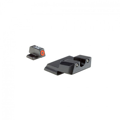 Trijicon HD XR Night Sights for Smith & Wesson M&P SHIELD, SHIELD Plus & SHIELD 2.0 - Orange Front Trijicon HD XR Night Sights for Smith & Wesson M&P SHIELD, SHIELD Plus & SHIELD 2.0 - Orange Front