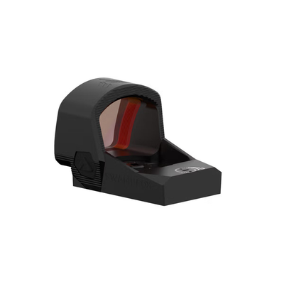 Swampfox Justice II red dot sight pistol optic angled left rear