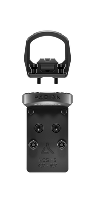 Radian Guardian + Six - Optic Mount & Guard with Backup Sights - Glock MOS with Holosun 407C-507C