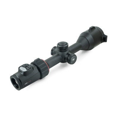 Nocpix ACE H50 Thermal Rifle Scope Rear Rear top right view cap on