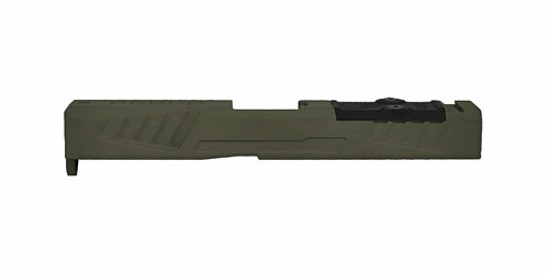 Grey Ghost Precision GGP-19 Stripped Slide for Glock 19 Gen 3 - Version 5 - OD Green