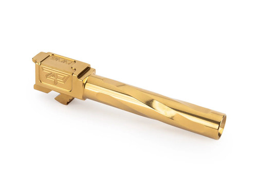 Zaffiri Precision Barrel for Glock 17 Gen 5 - Gold (TiN)
