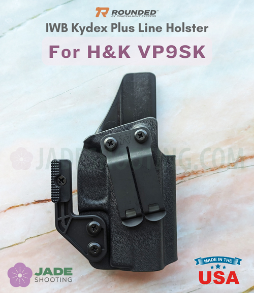 Rounded Plus Line IWB Kydex Holster for Heckler & Koch VP9SK