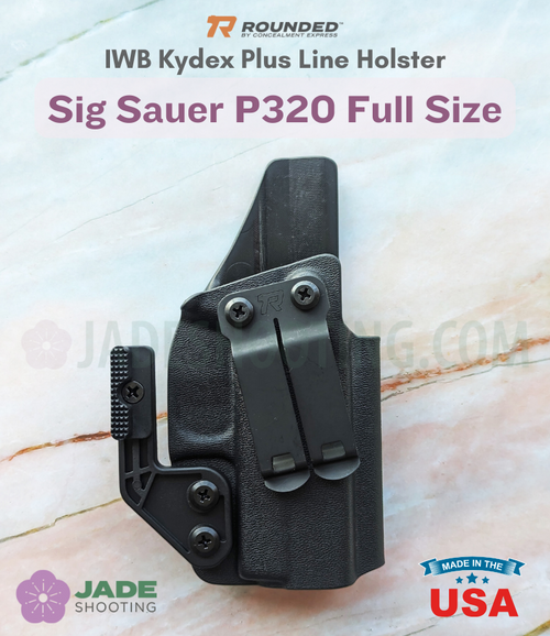 Rounded Plus Line IWB Kydex Holster for Sig Sauer P320 Full Size