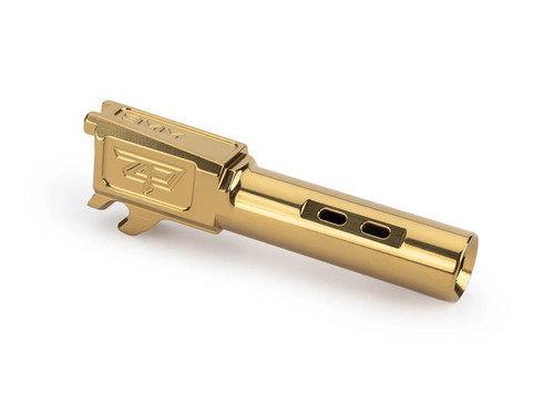 Zaffiri Precision PORTED Barrel for Sig P365 - TiN (Gold)