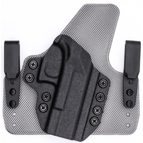 Rounded Tuckable IWB Kydex / Padded Wide Hybrid Holster - Smith & Wesson M&P Shield 9EZ