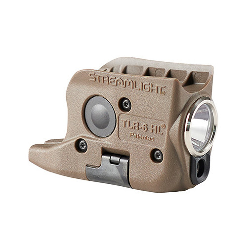 Streamlight TLR-6 HL Gun Light with Red Laser for Glock 42/43 Flat Dark Earth FDE