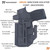 Rounded DRUID IWB / OWB Kydex Holster - Sig Sauer P365 / P365 XL