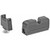 TTI Ultimate Fiber Optic Sight Set for Glock with Optic Cut - Glock RMR - Co-Witness Height