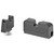 TTI Ultimate Fiber Optic Sight Set for Glock with Optic Cut - Glock RMR - Co-Witness Height