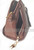 Bulldog Satchel Style Concealed Carry Purse with Holster  - Chocolate Brown