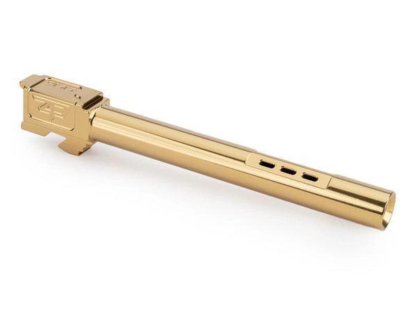 Zaffiri Precision Ported Barrel for Glock 17L (Long) Gen 1-3 - Gold (TiN)