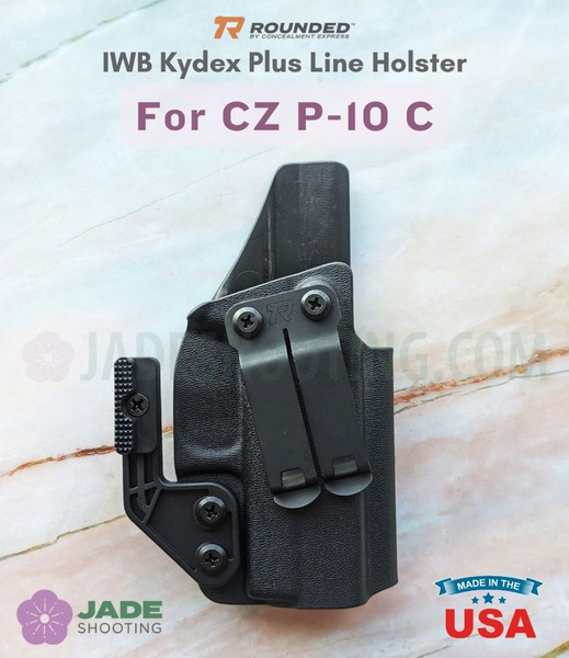 Rounded Plus Line IWB Kydex Holster for CZ P-10 C