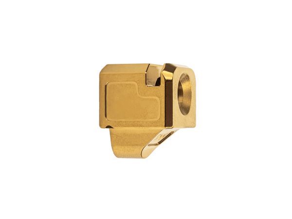 Zaffiri Precision Blowhole Compensator for Glock 9mm – TiN (Gold)