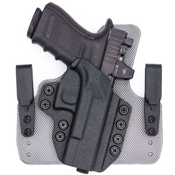 Rounded Tuckable IWB Kydex / Padded Wide Hybrid Holster - Glock 20 / 21
