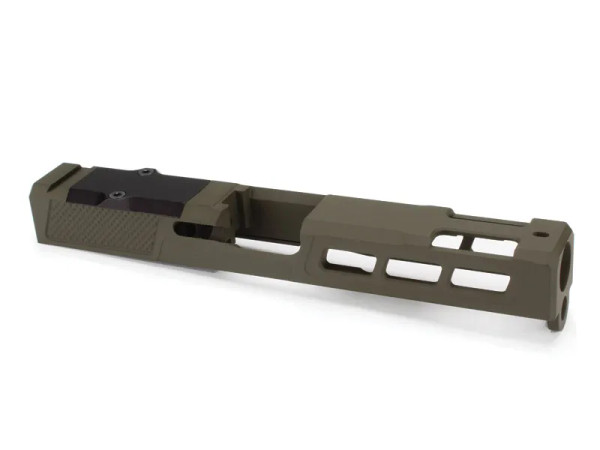 Zaffiri Precision ZPS.P Ported Slide for Glock 17 Gen 3 - OD Green