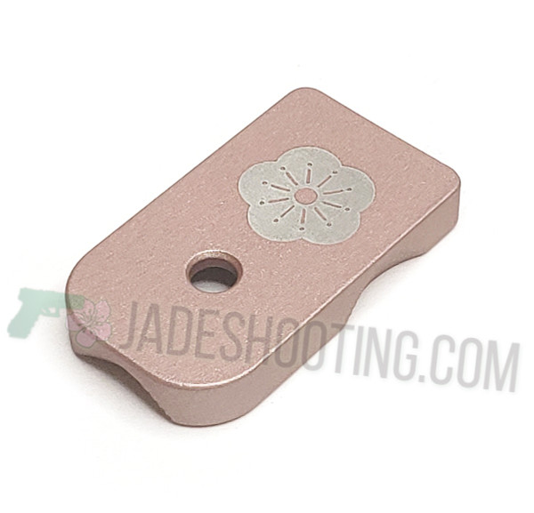 Jade Shooting Rose Gold Base Pad for Glock 43