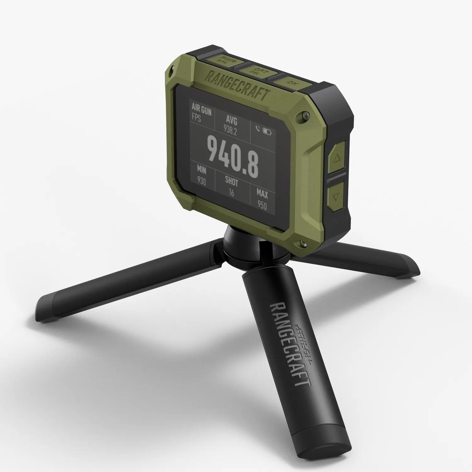 Angled-left-side-view-Athlon-Rangecraft-Velocity-PRO-Radar-Chronograph