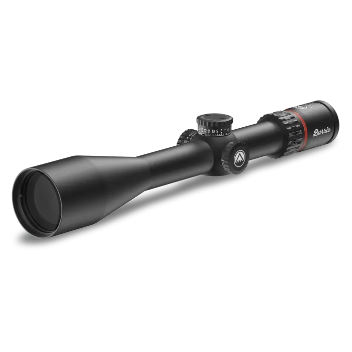 Left Facing Front Angle Burris Fullfield 6 24x50mm Riflescope