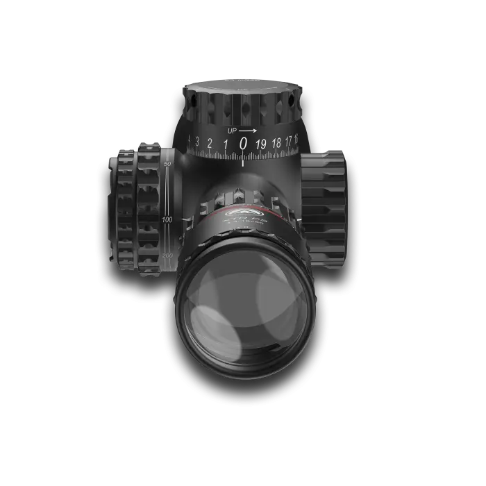 Rear Scope View Burris XTR PS 3.3 18x 50mm Riflescope