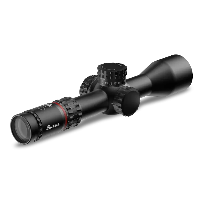 Right Facing Away Angle Burris XTR PS 3.3 18x 50mm Riflescope