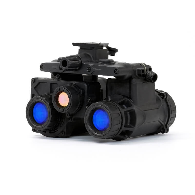 Rix RENV B Enhanced Night Vision Binoculars 1400 1600 FOM WHITE PHOSPHOR angled front left side view