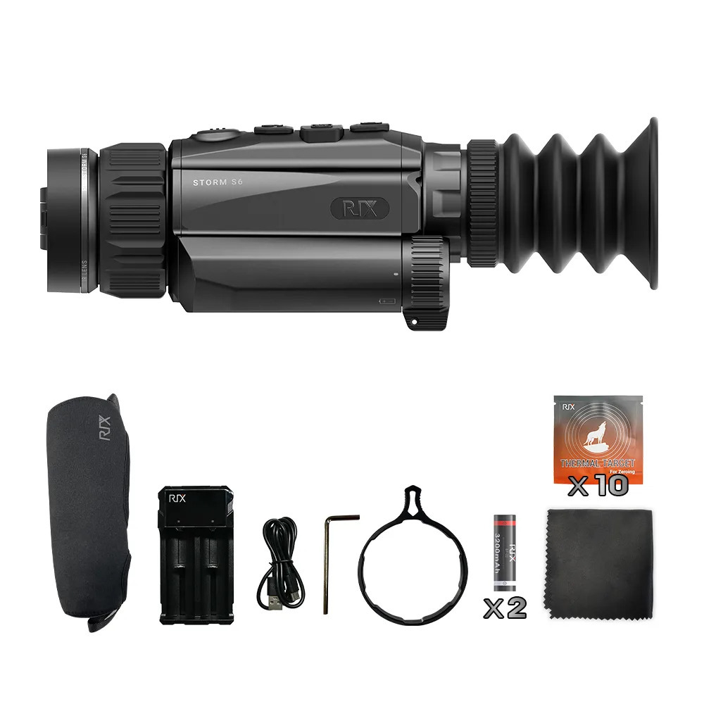 Rix Storm S6 Thermal Riflescope and accessories
