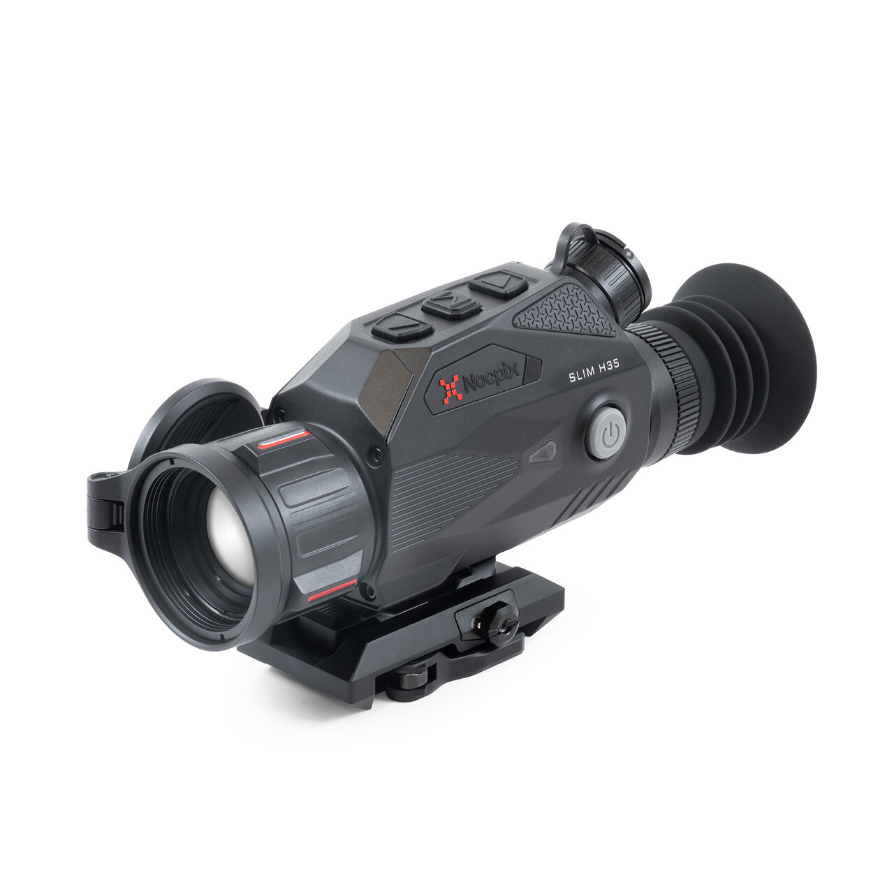 Top left side view Nocpix Slim H35 Thermal Rifle Scope