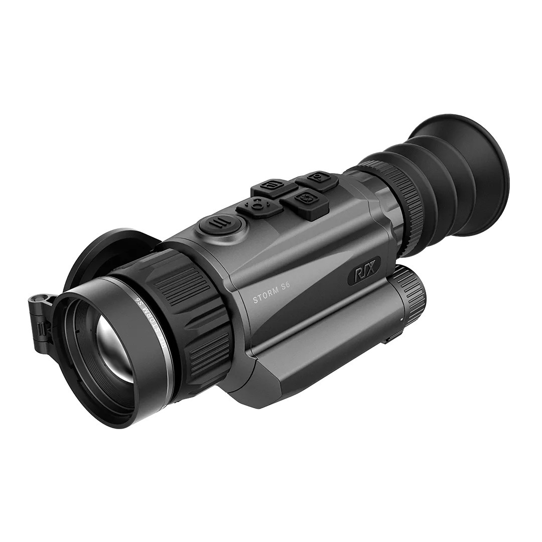 Angled left side view of Rix Storm S6 Thermal Riflescope 