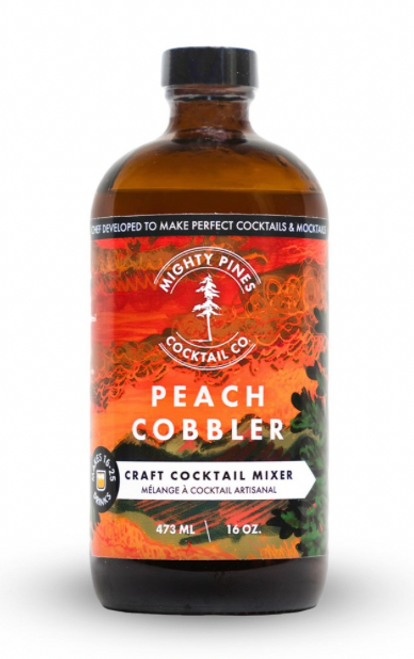 Mighty Pines Cocktail Co. Peach Cobbler Mixer, 473ml