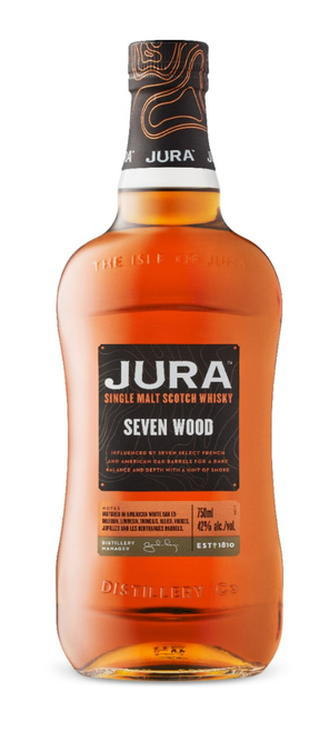 JURA SEVEN WOOD WHISKEY, 750ML