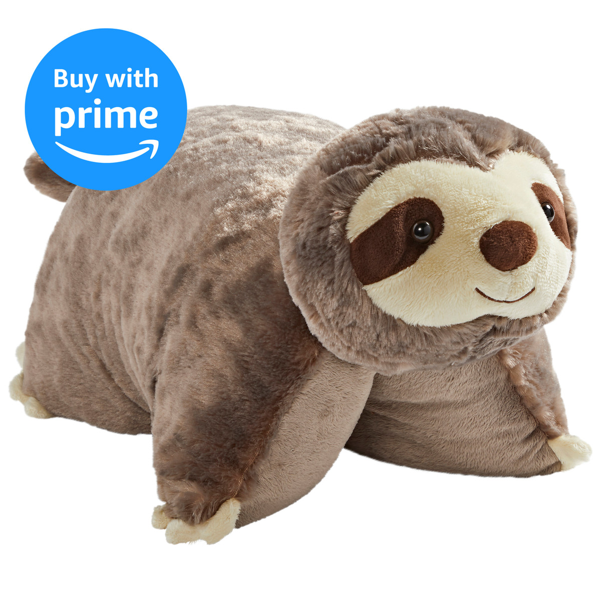 Click here to shop the Sunny Sloth Pillow Pet. This Pillow Pet is available to Buy with Prime. Click here to shop the Sunny Sloth Pillow Pet. This Pillow Pet is available to Buy with Prime.