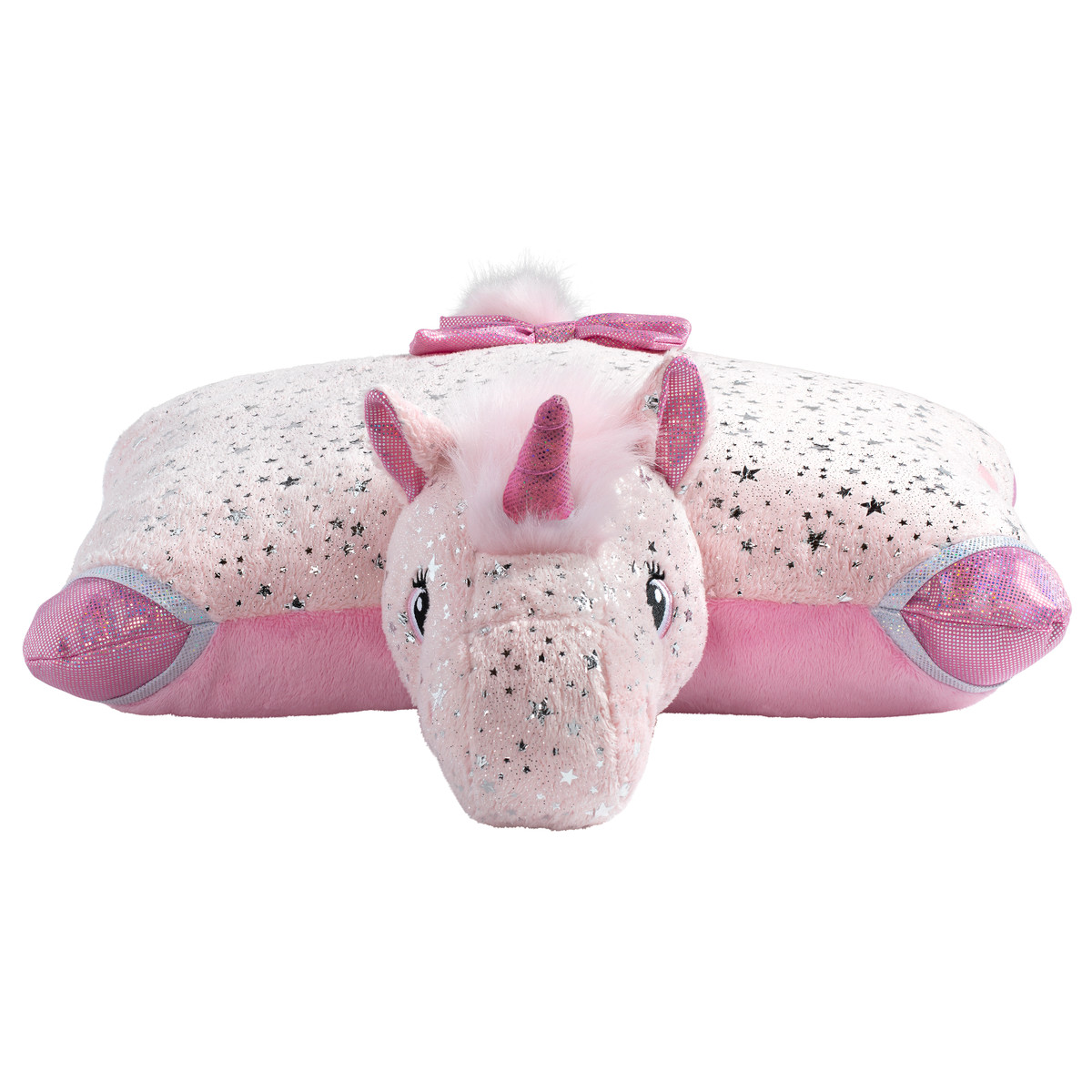 Sparkly Pink Unicorn Pillow Pet Pillow Image Sparkly Pink Unicorn Pillow Pet Pillow Image