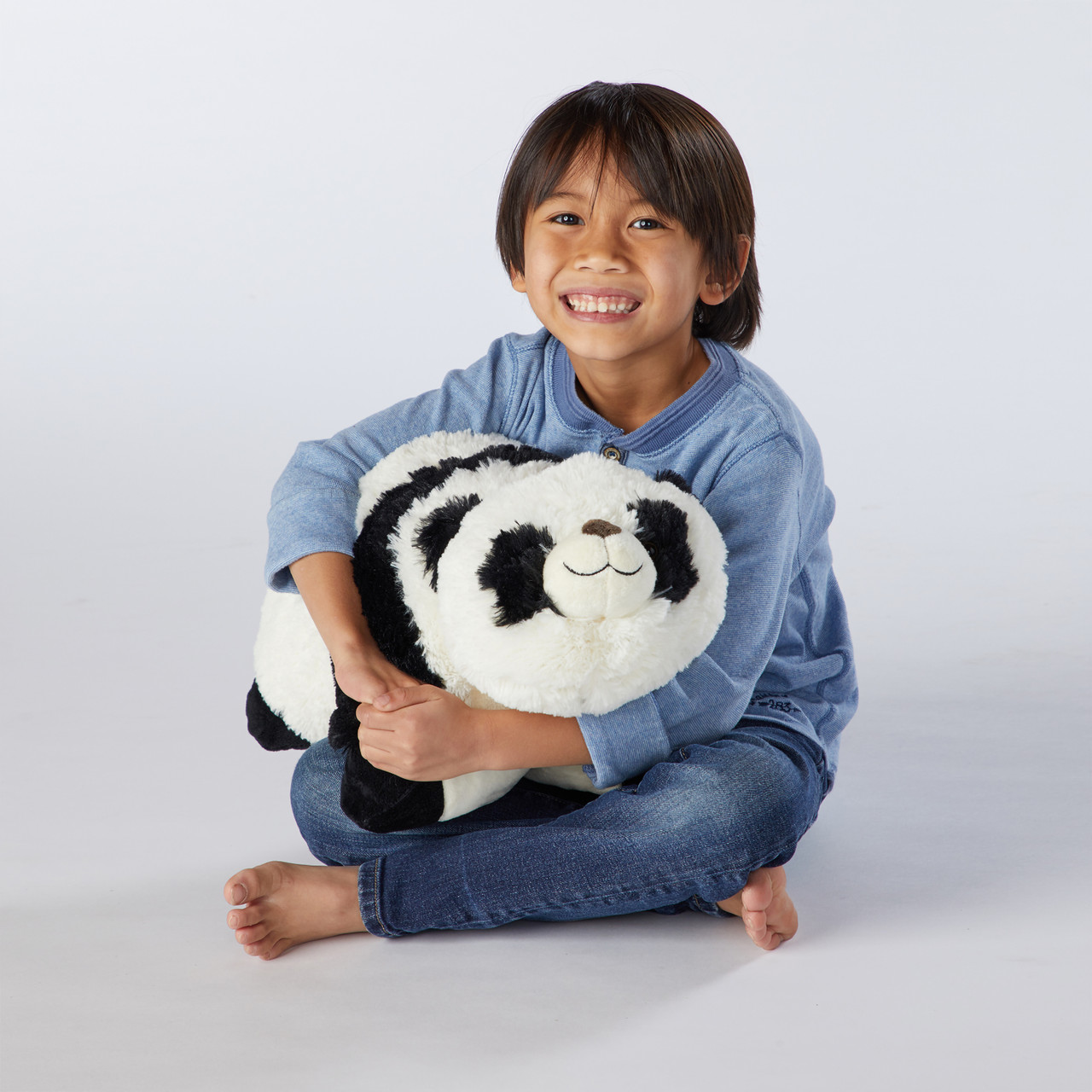 Panda Pillow Pet 18 inch Large Folding Plush Stuffed Animal Pillow