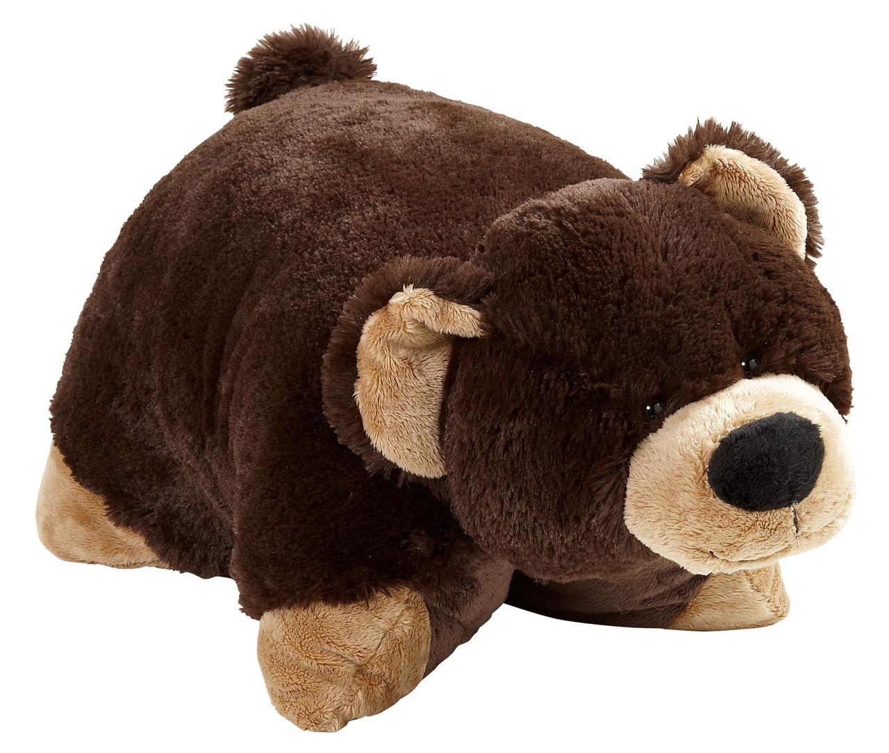 Bear Pillow Pet | Stuffed Animal Brown 