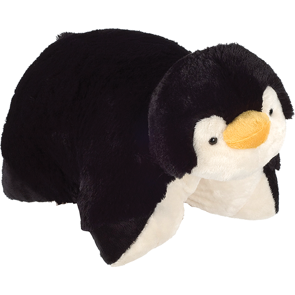 Pillow Pet Jumboz Penguin 30 inch Large Folding Plush Stuffed Animal Pillow