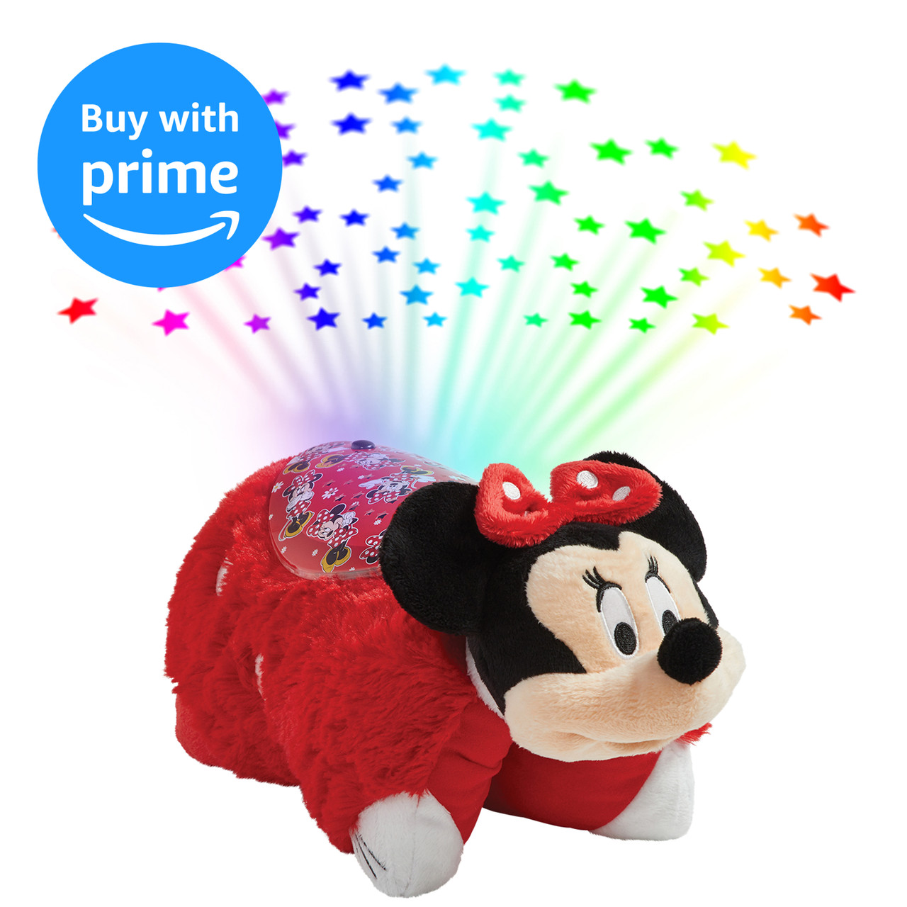 Disney Minnie Mouse Sleeptime Lite | Night Light | Pillow Pets 11-inch Stuffed Animal