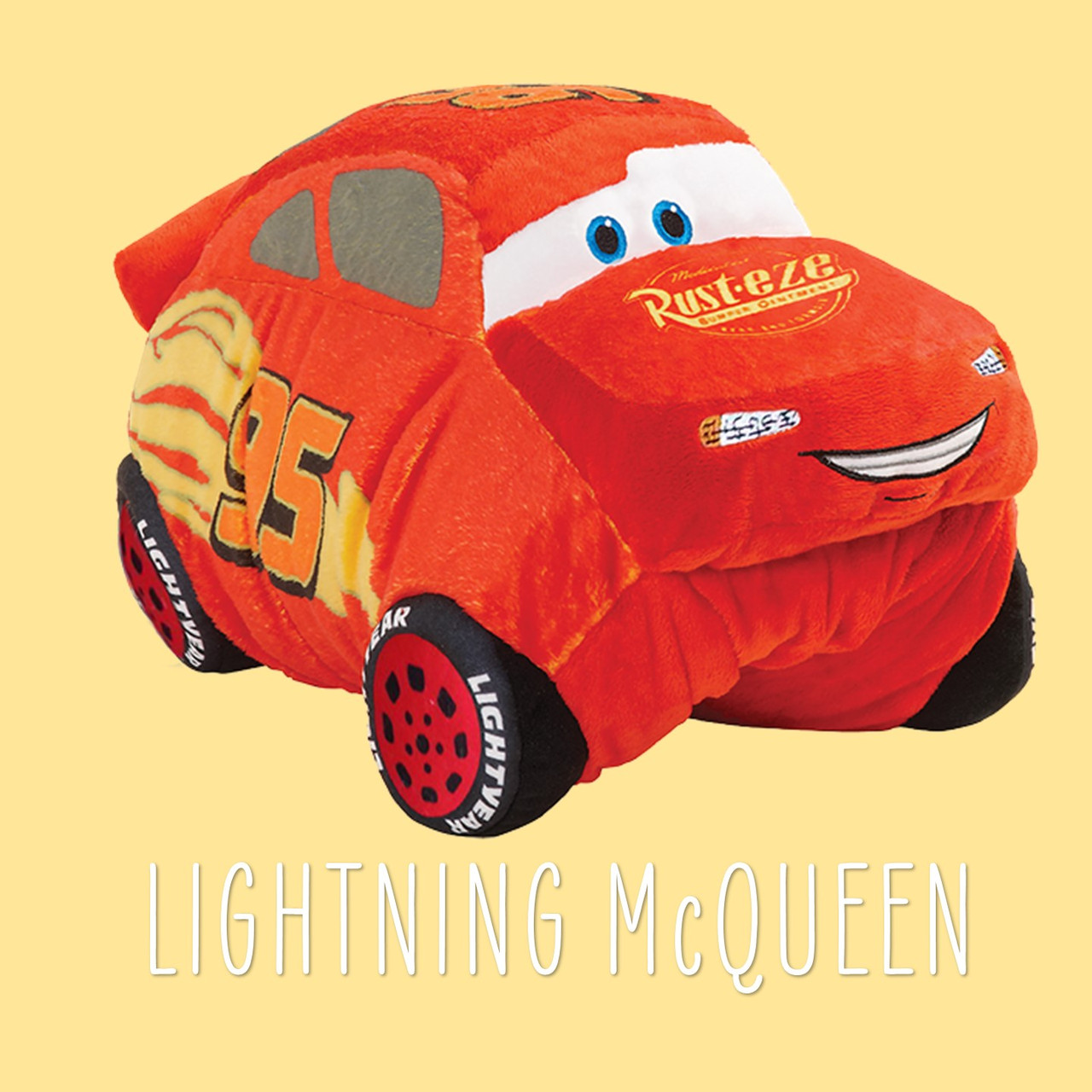 Lightning McQueen Pillow Pet - 16 Large Folding Plush Pillow