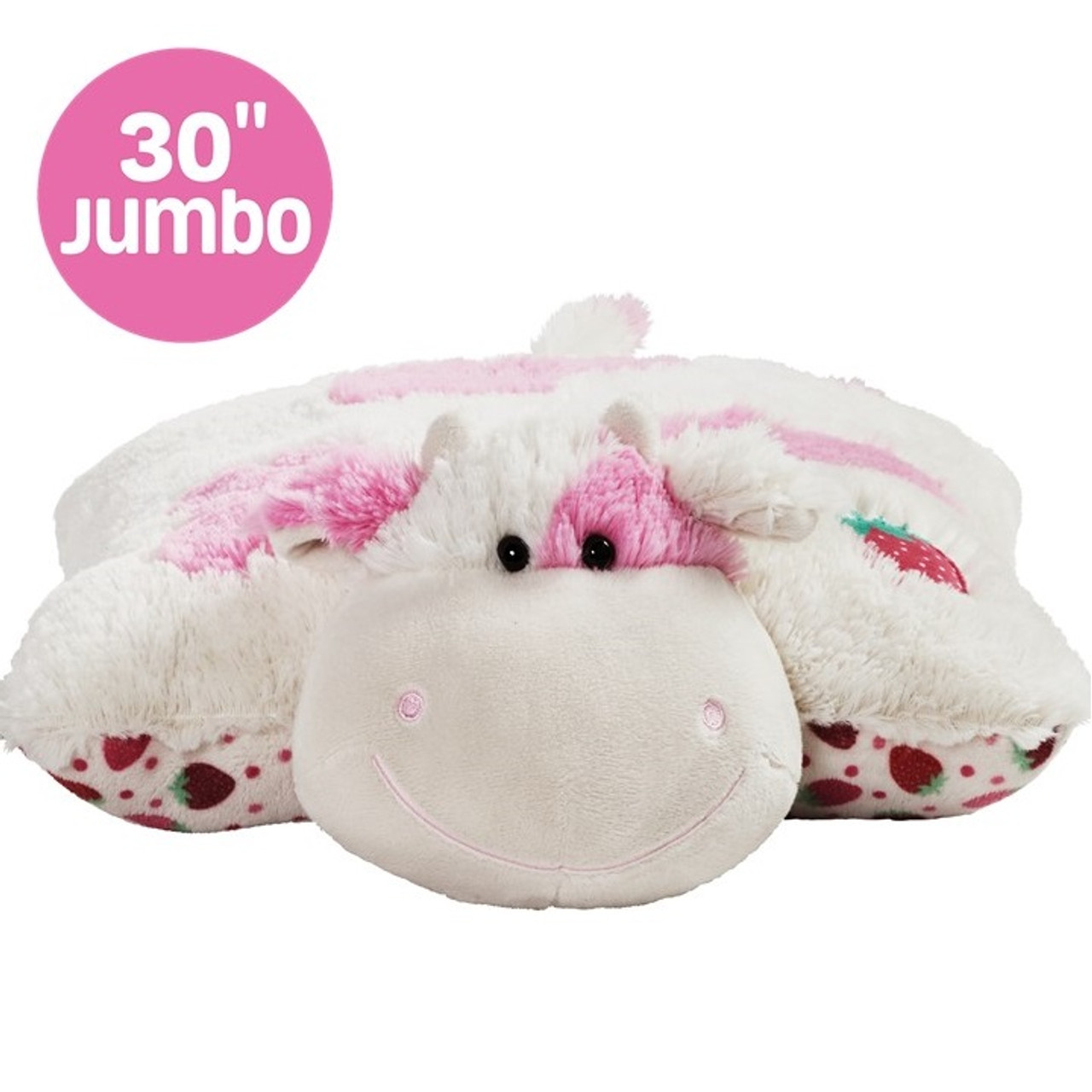 Original Sweet Scented Strawberry Cow Jumbo 30 Pillow Pet