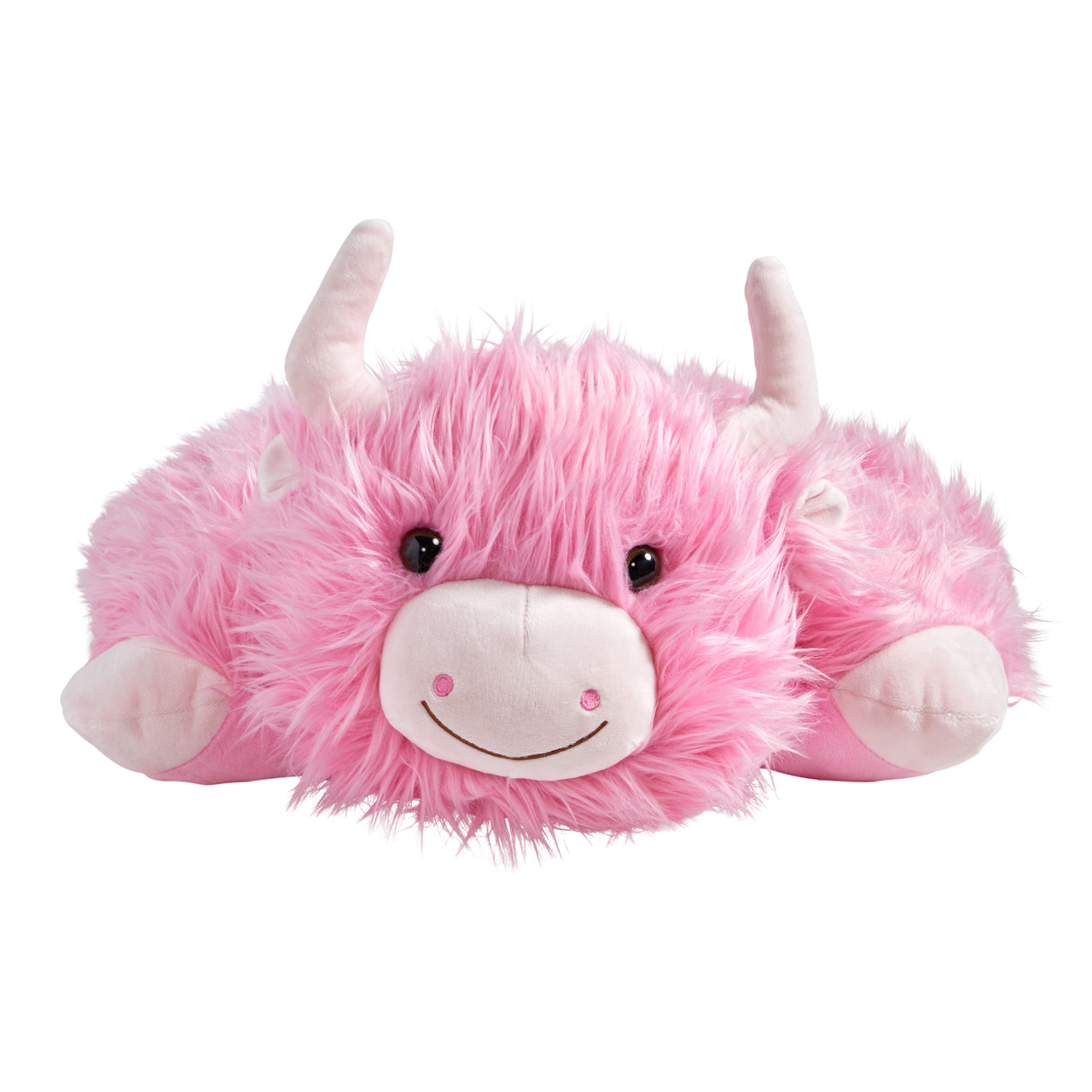 Barb the Pink Highland Cow Pillow Pet