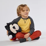 Lifestyle Image of a Little Boy holding the Mickey Mouse Pillow Pet