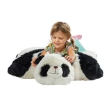 Jumbo 30" Comfy Panda Pillow Pet Lifestyle Image