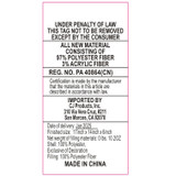 Disney Eeyore Pillow Pet Law Label Image