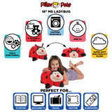 Ms. Ladybug  Pillow Pet Itemized Product Description Image